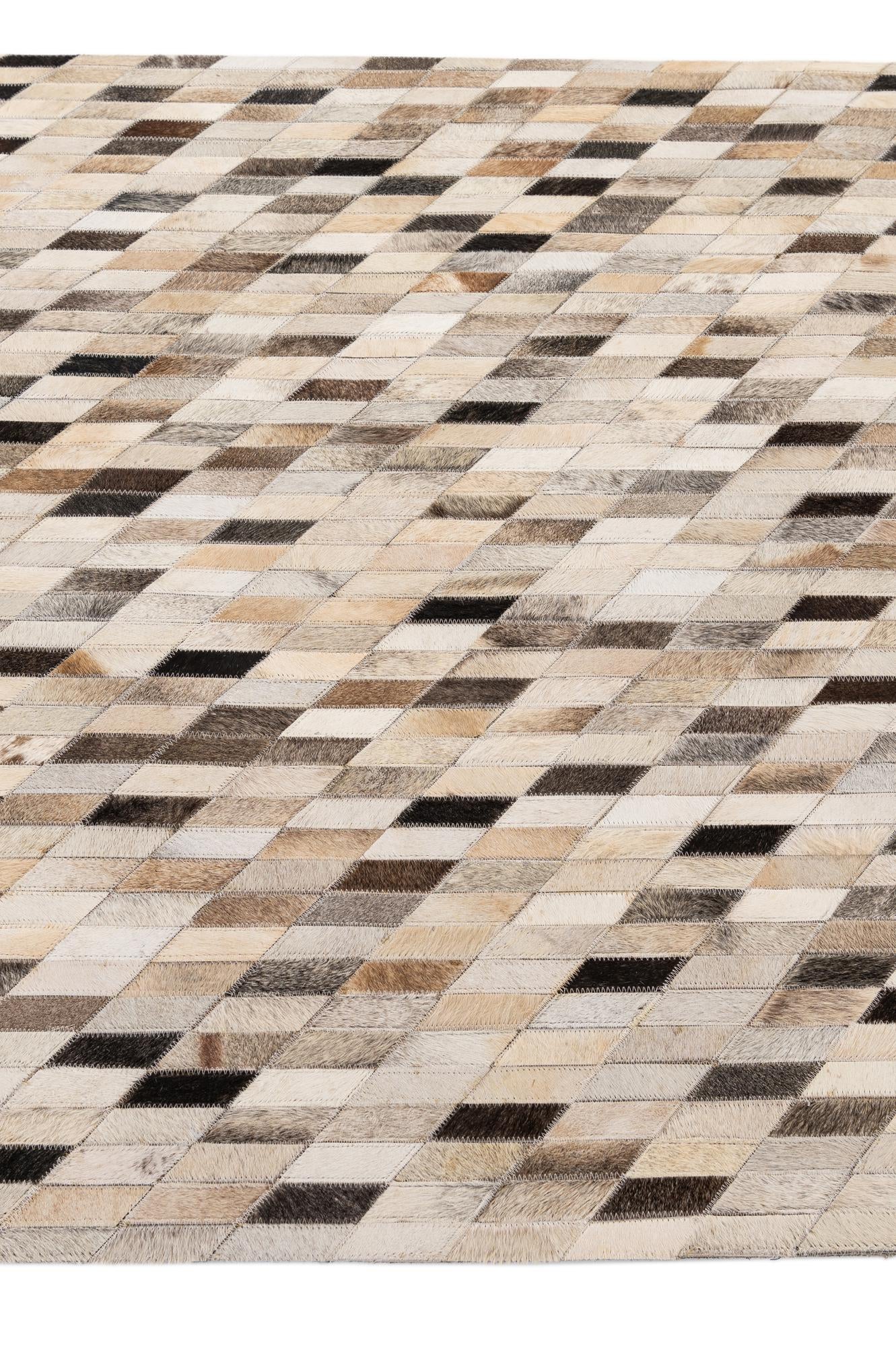 4' x 6' Cowhide - Patchwork Rug