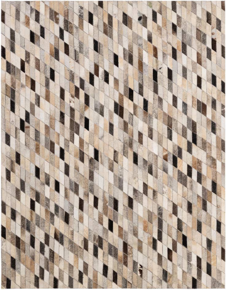 Detail image of 4' x 6' Cowhide - Patchwork Rug