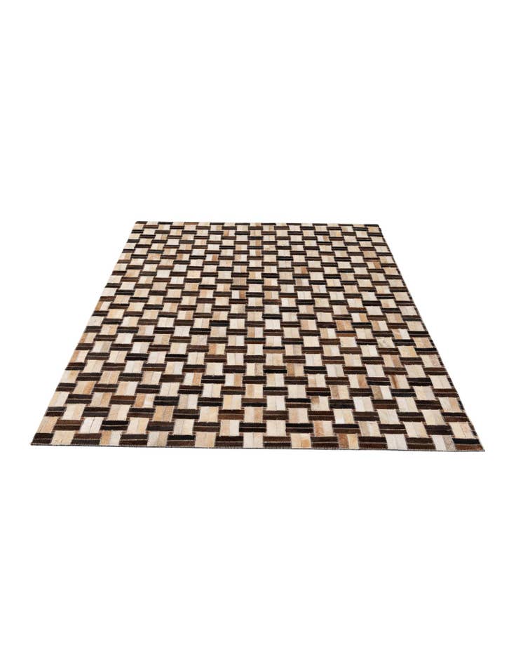 Detail image of 4' x 5' 11 Cowhide - Patchwork Rug
