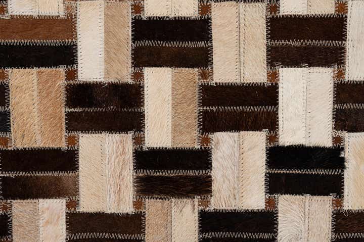 4' x 5' 11 Cowhide - Patchwork Rug