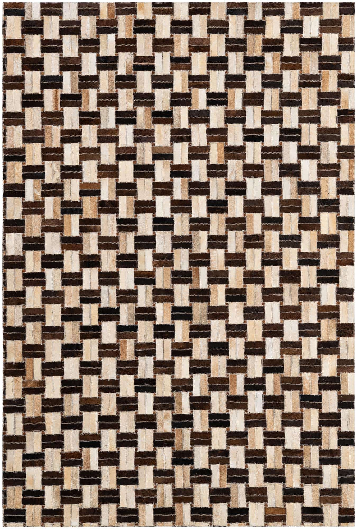 4' x 5' 11 Cowhide - Patchwork Rug