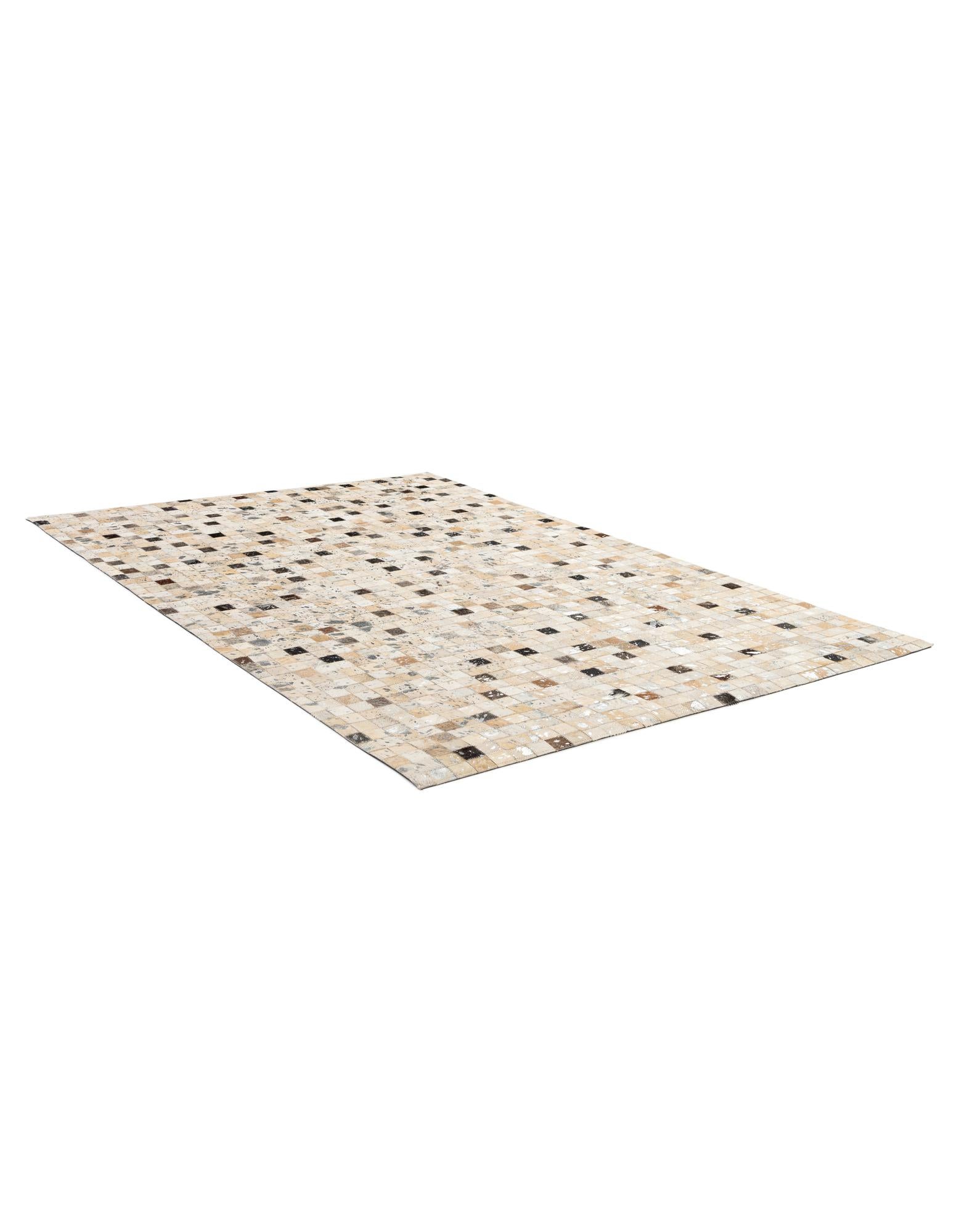 4' 1 x 6' Cowhide - Patchwork Rug