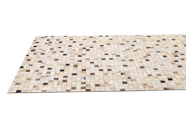 Detail image of 4' 1 x 6' Cowhide - Patchwork Rug