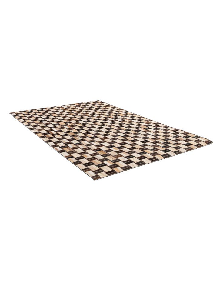 Detail image of 4' x 5' 11 Cowhide - Patchwork Rug
