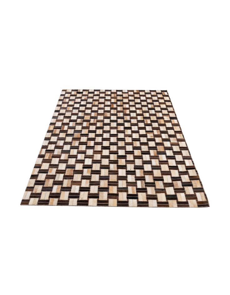 Detail image of 4' x 5' 11 Cowhide - Patchwork Rug