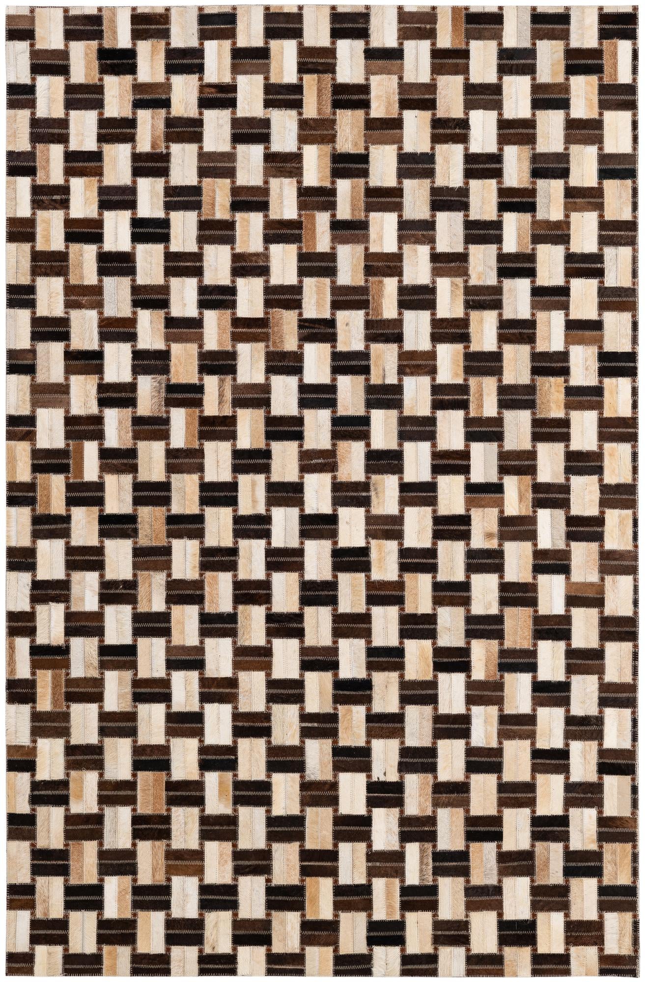4' x 5' 11 Cowhide - Patchwork Rug