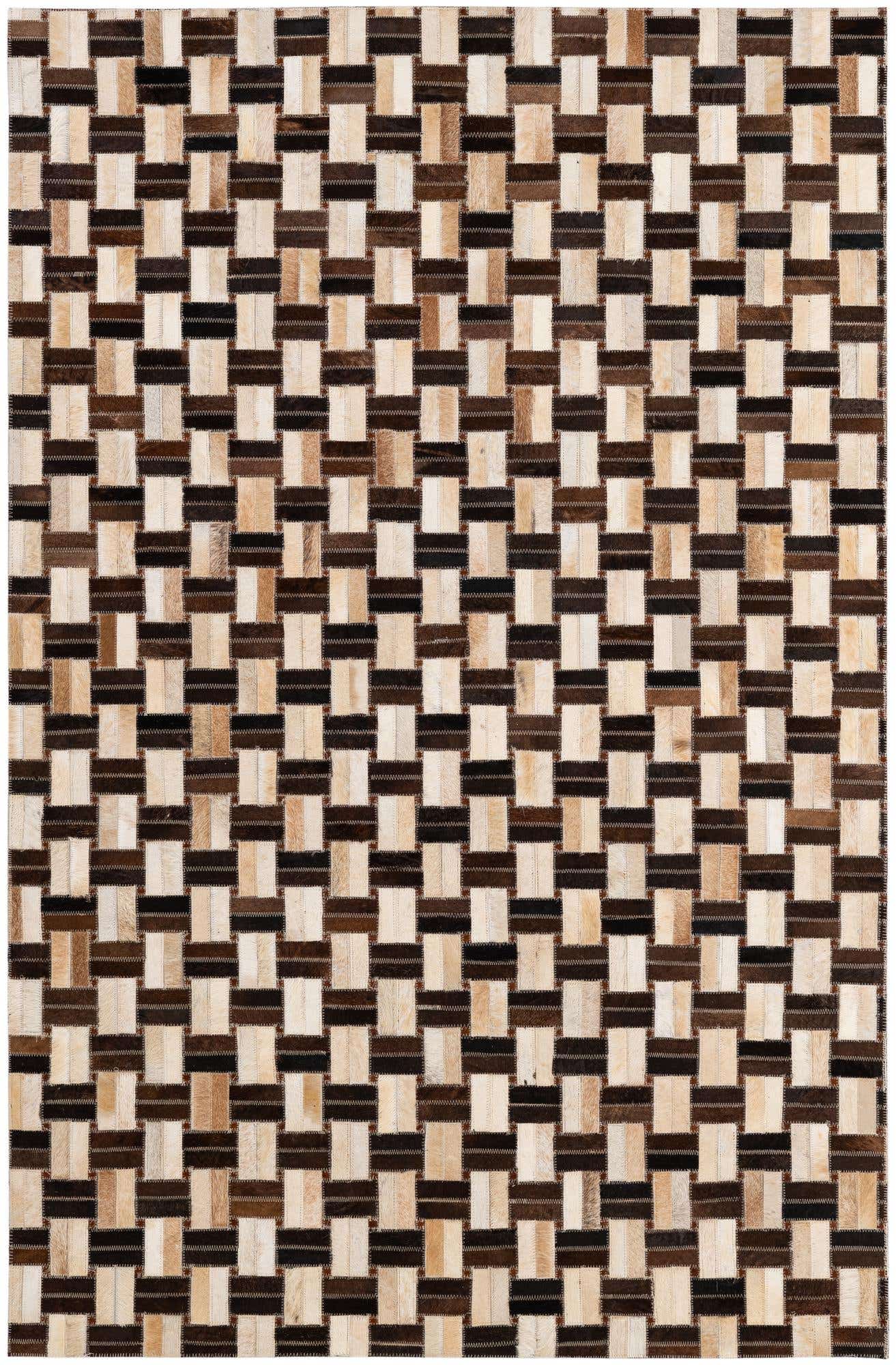 4' x 5' 11 Cowhide - Patchwork Rug