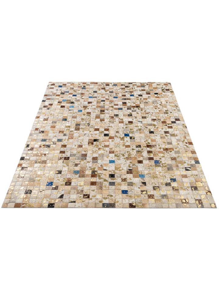 4' 2 x 5' 11 Cowhide - Patchwork Rug