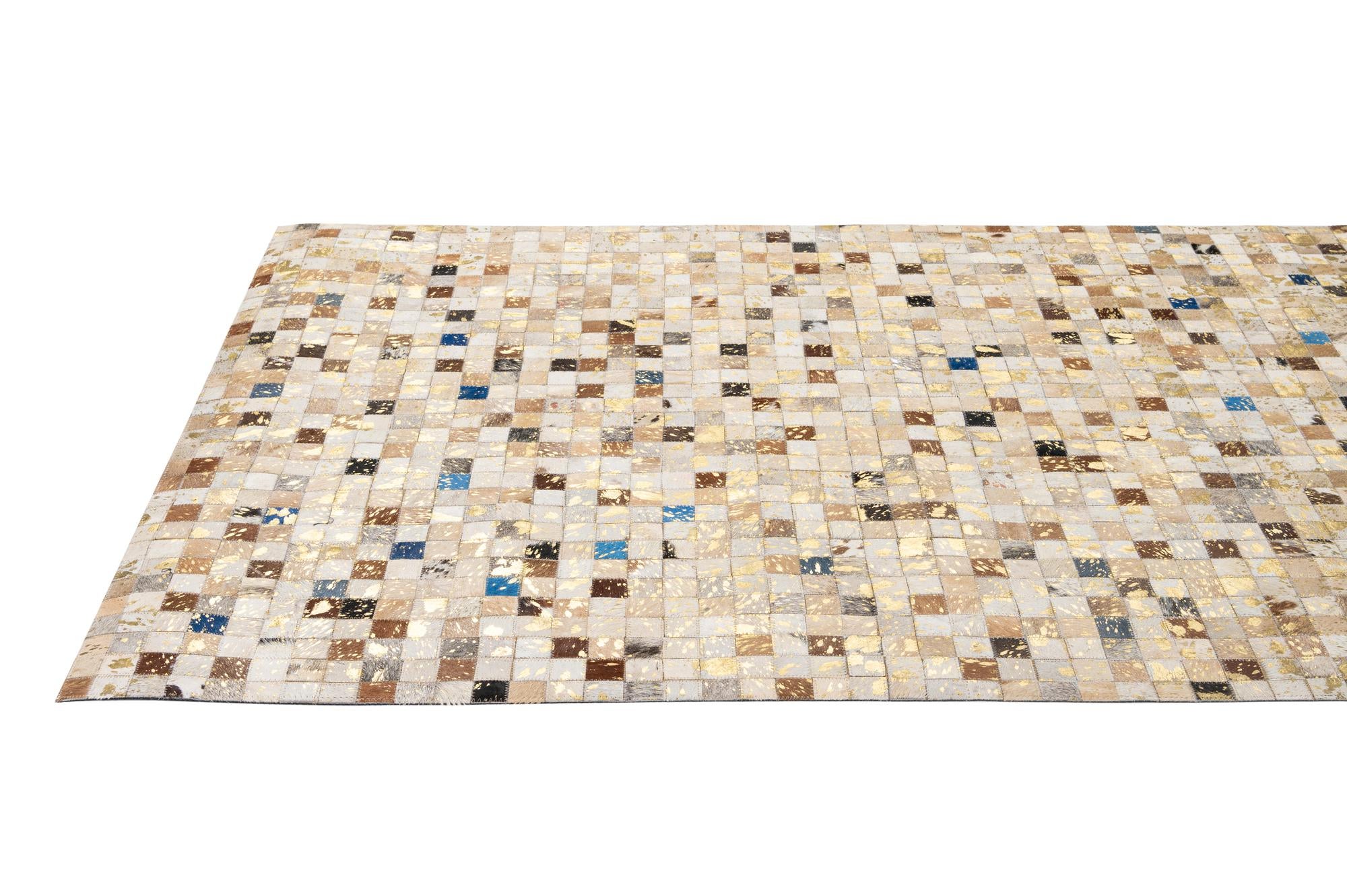 4' 2 x 5' 11 Cowhide - Patchwork Rug
