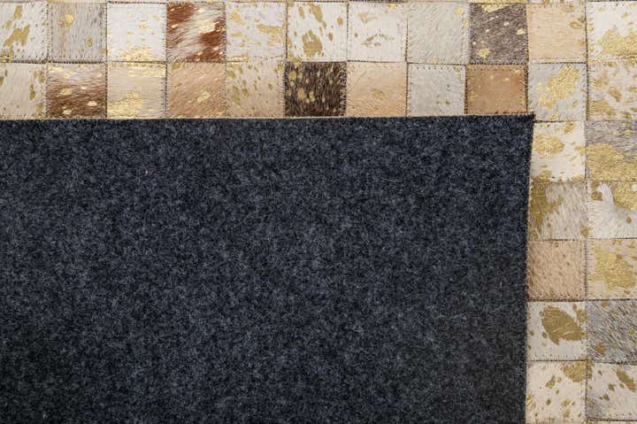 4' 2 x 5' 11 Cowhide - Patchwork Rug