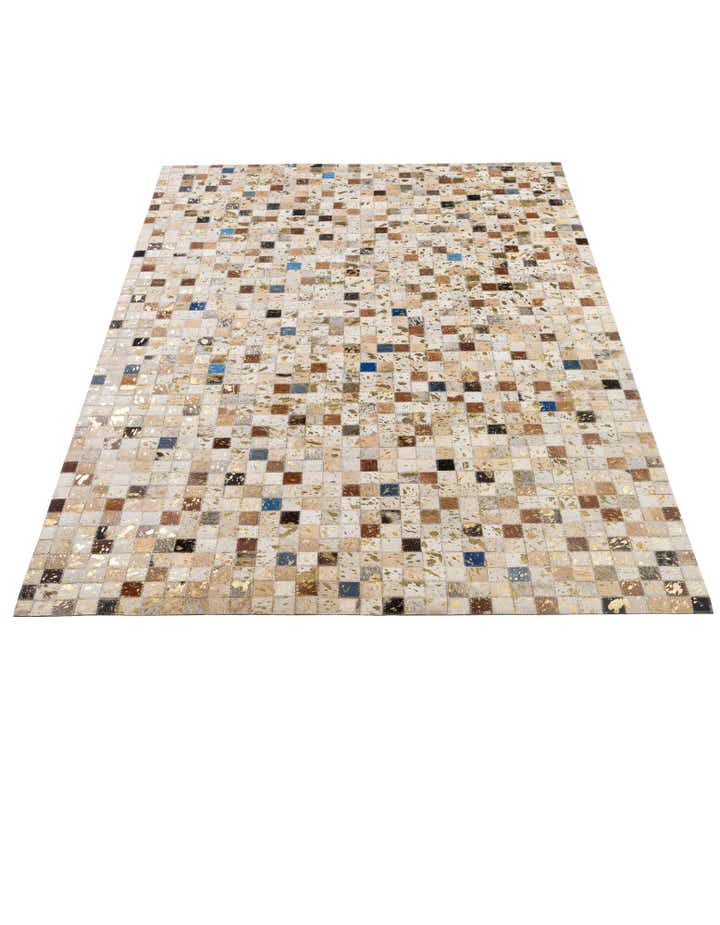 4' 1 x 6' 1 Cowhide - Patchwork Rug