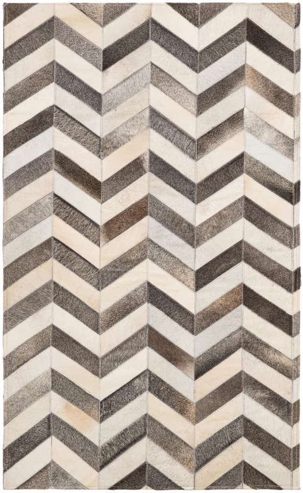 3' 2 x 5' 1 Cowhide - Patchwork Rug