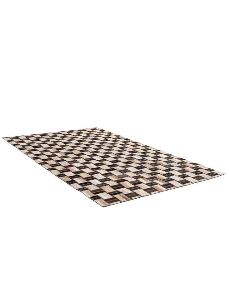 Detail image of 3' 1 x 4' 11 Cowhide - Patchwork Rug