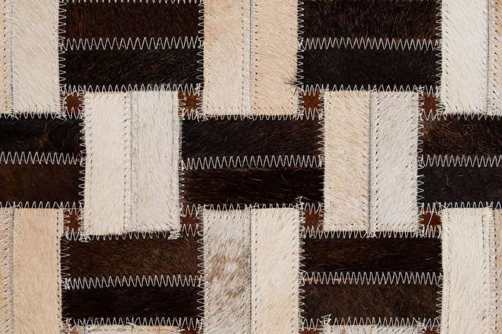 3' 1 x 4' 11 Cowhide - Patchwork Rug