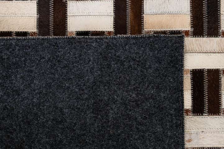 3' 1 x 4' 11 Cowhide - Patchwork Rug