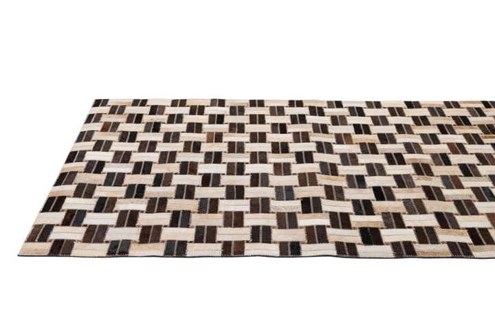2' 11 x 4' 11 Cowhide - Patchwork Rug