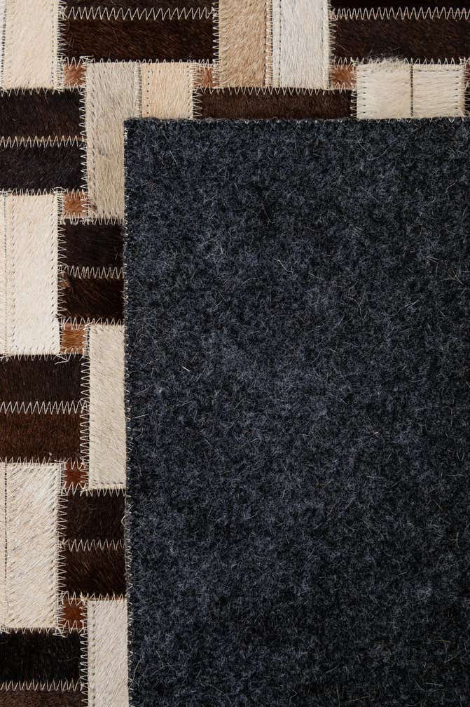 2' 11 x 4' 11 Cowhide - Patchwork Rug