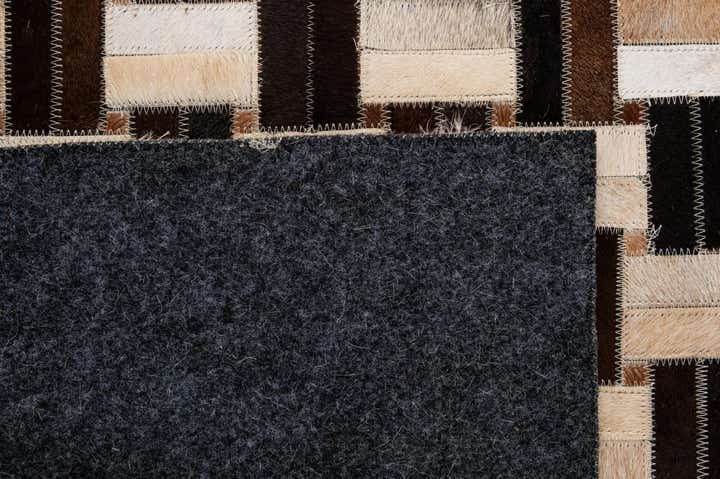 3' 1 x 4' 11 Cowhide - Patchwork Rug