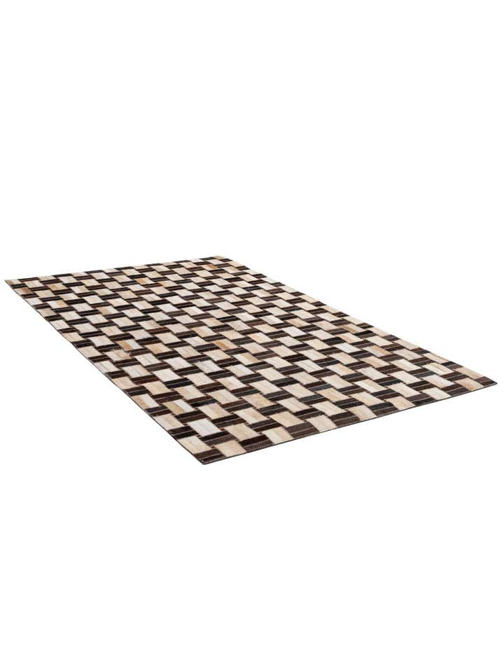 3' 1 x 5' Cowhide - Patchwork Rug