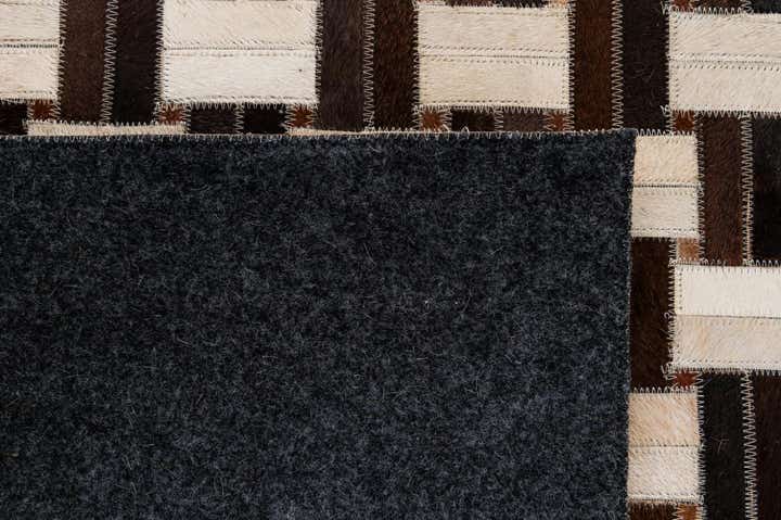 3' 1 x 5' Cowhide - Patchwork Rug