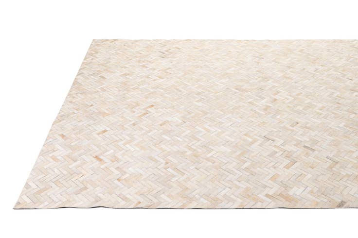 Detail image of 7' 10 x 9' 9 Cowhide - Patchwork Rug