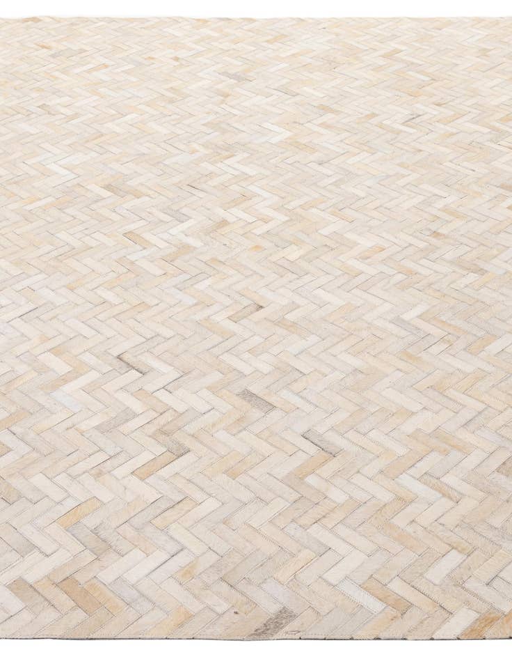 Detail image of 7' 10 x 9' 9 Cowhide - Patchwork Rug