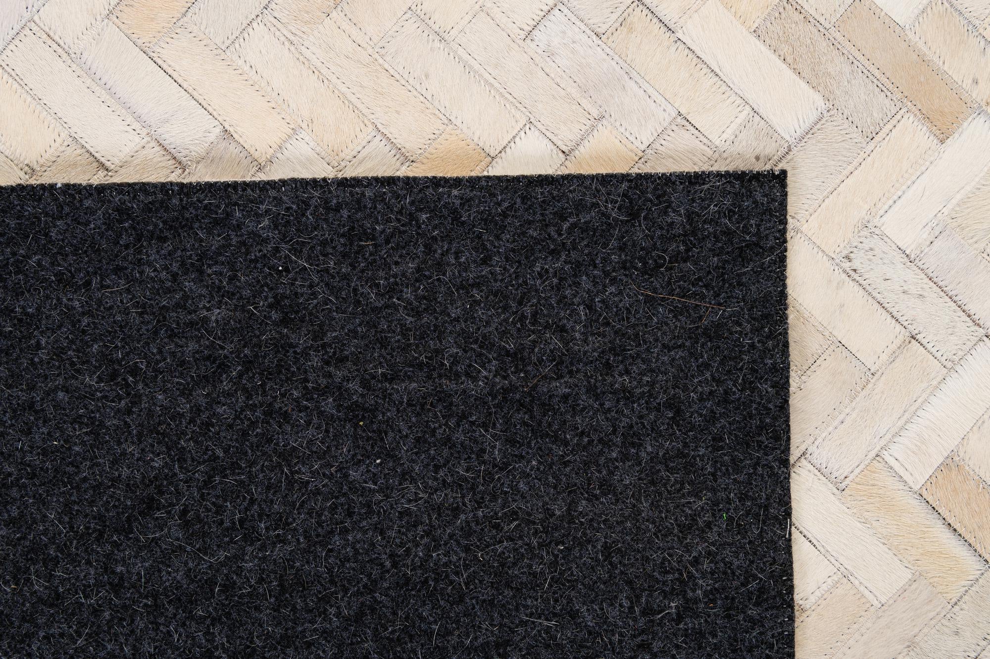 7' 10 x 9' 9 Cowhide - Patchwork Rug