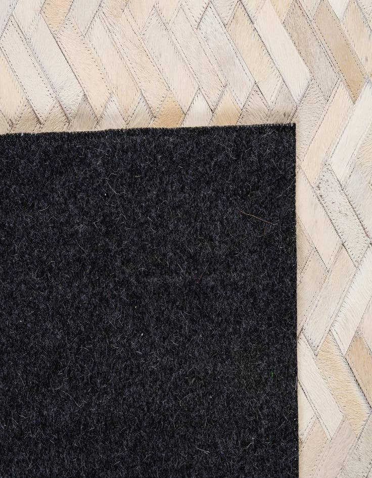 Detail image of 7' 10 x 9' 9 Cowhide - Patchwork Rug