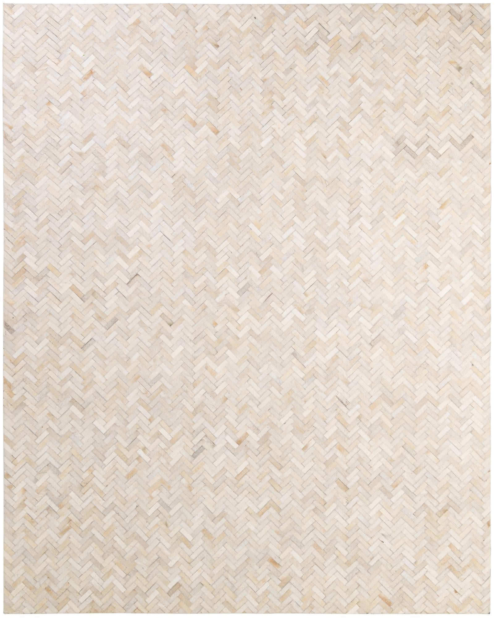 7' 10 x 9' 9 Cowhide - Patchwork Rug