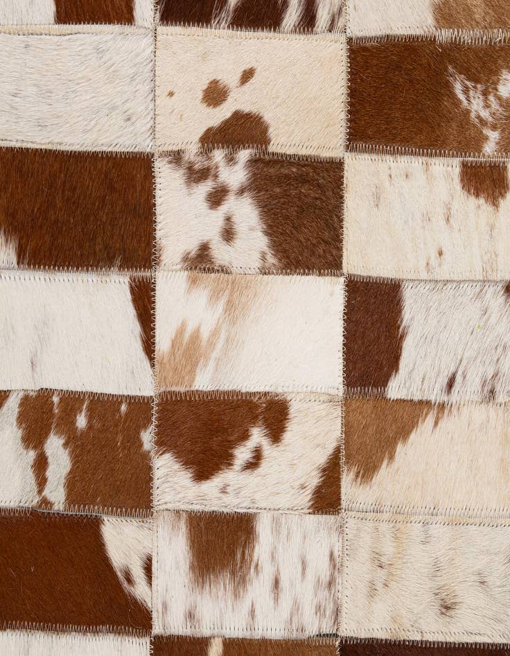 Detail image of 8' 3 x 10' Cowhide - Patchwork Rug