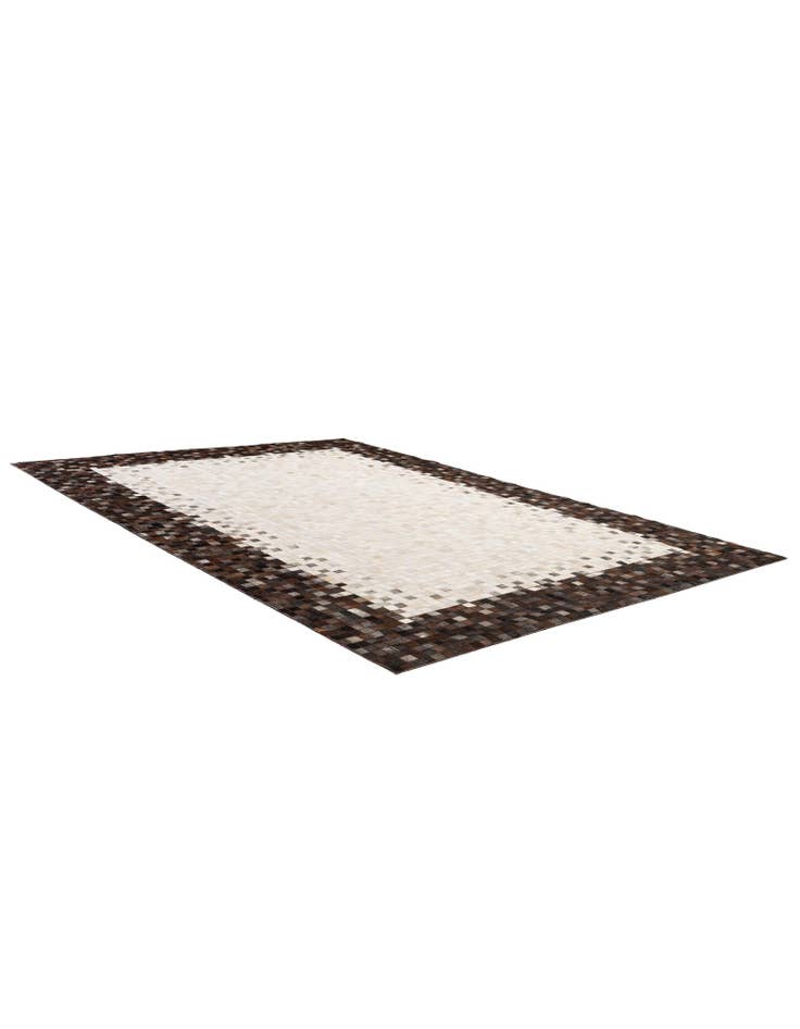 Detail image of 6' 9 x 9' 8 Cowhide - Patchwork Rug