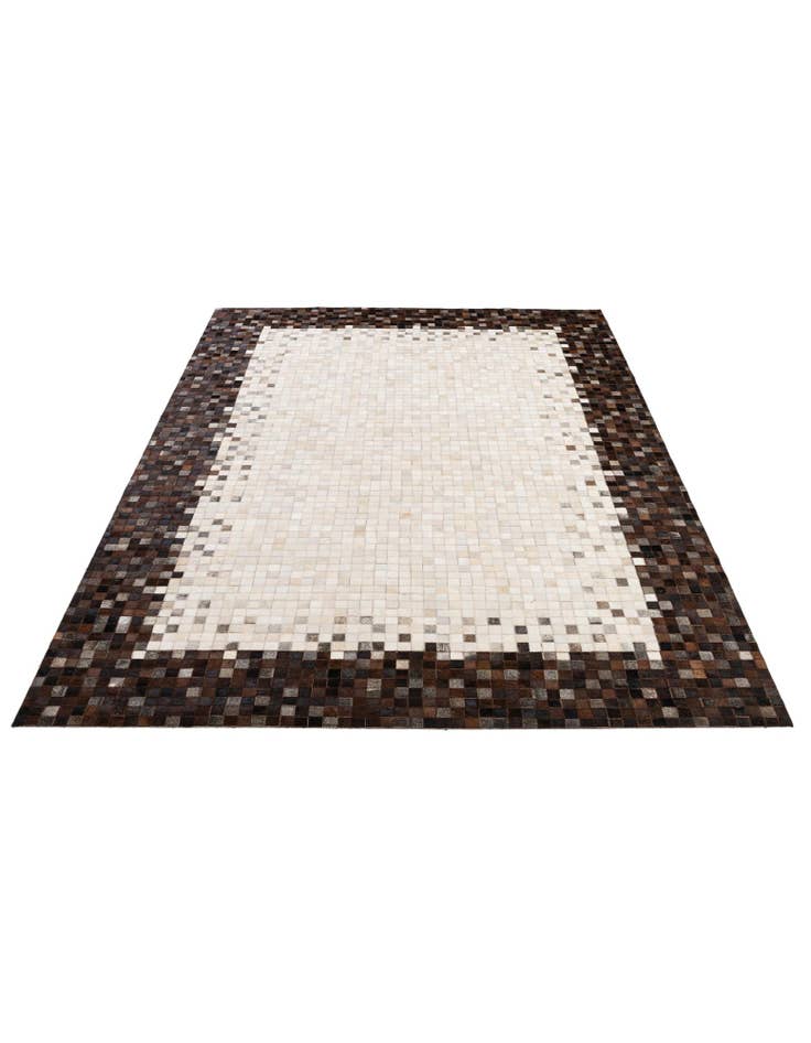 Detail image of 6' 9 x 9' 8 Cowhide - Patchwork Rug
