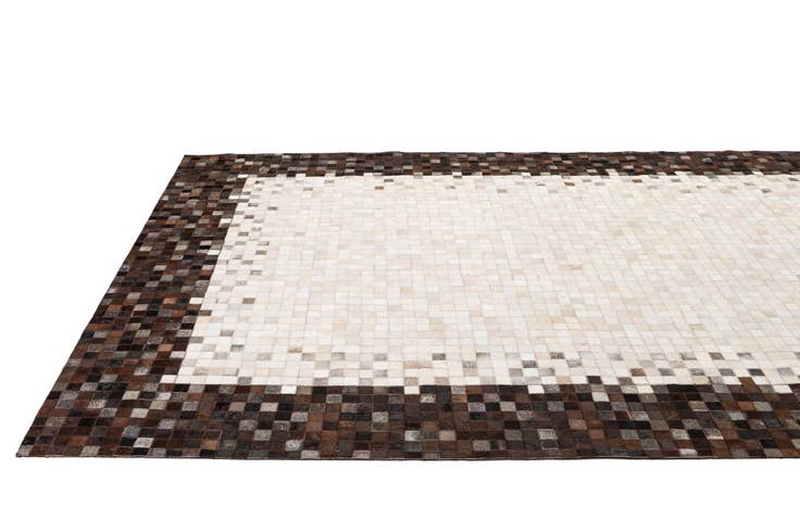 Detail image of 6' 9 x 9' 8 Cowhide - Patchwork Rug