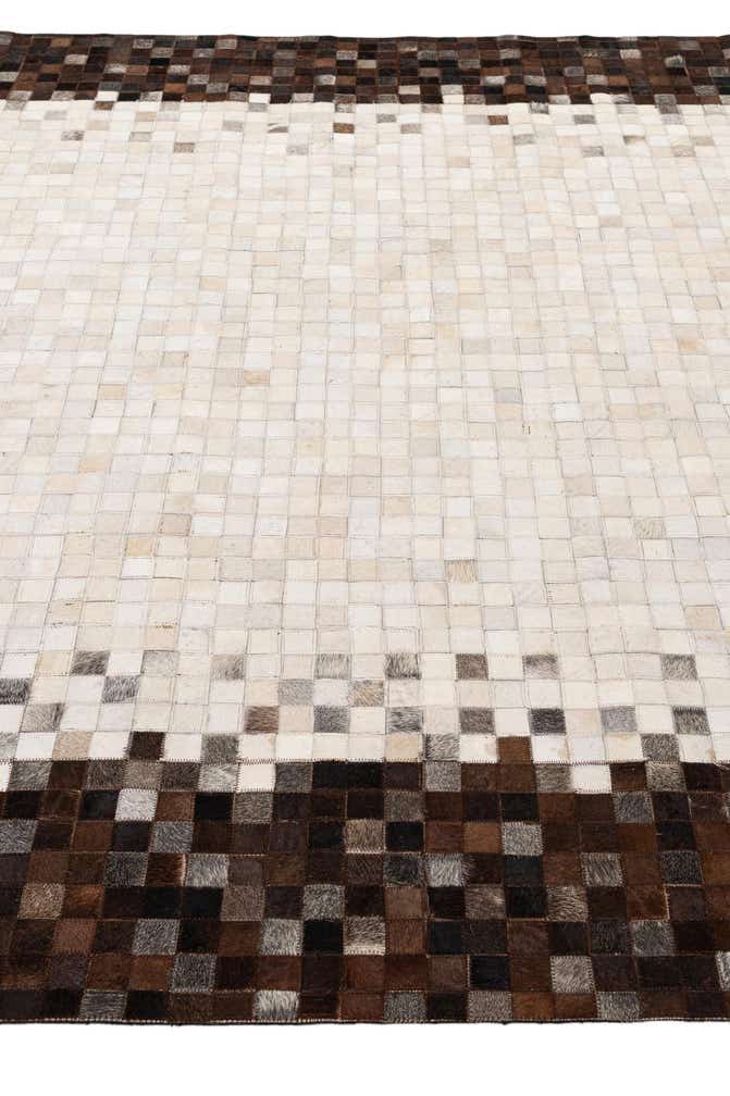 6' 9 x 9' 8 Cowhide - Patchwork Rug