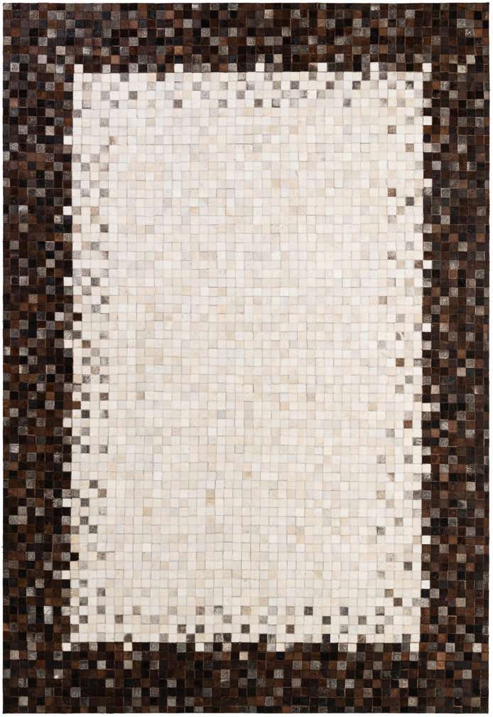6' 9 x 9' 8 Cowhide - Patchwork Rug