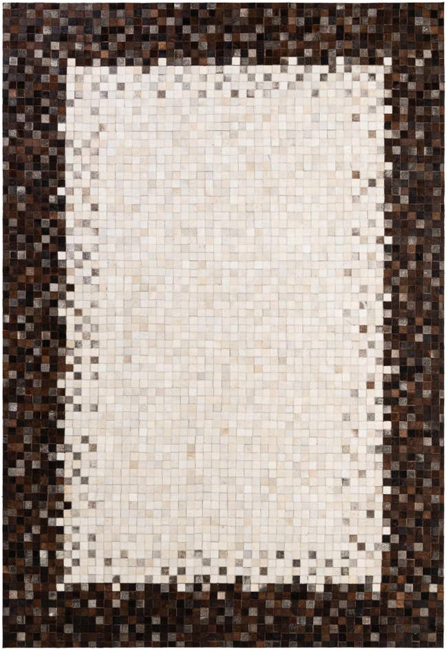 Detail image of 6' 9 x 9' 8 Cowhide - Patchwork Rug