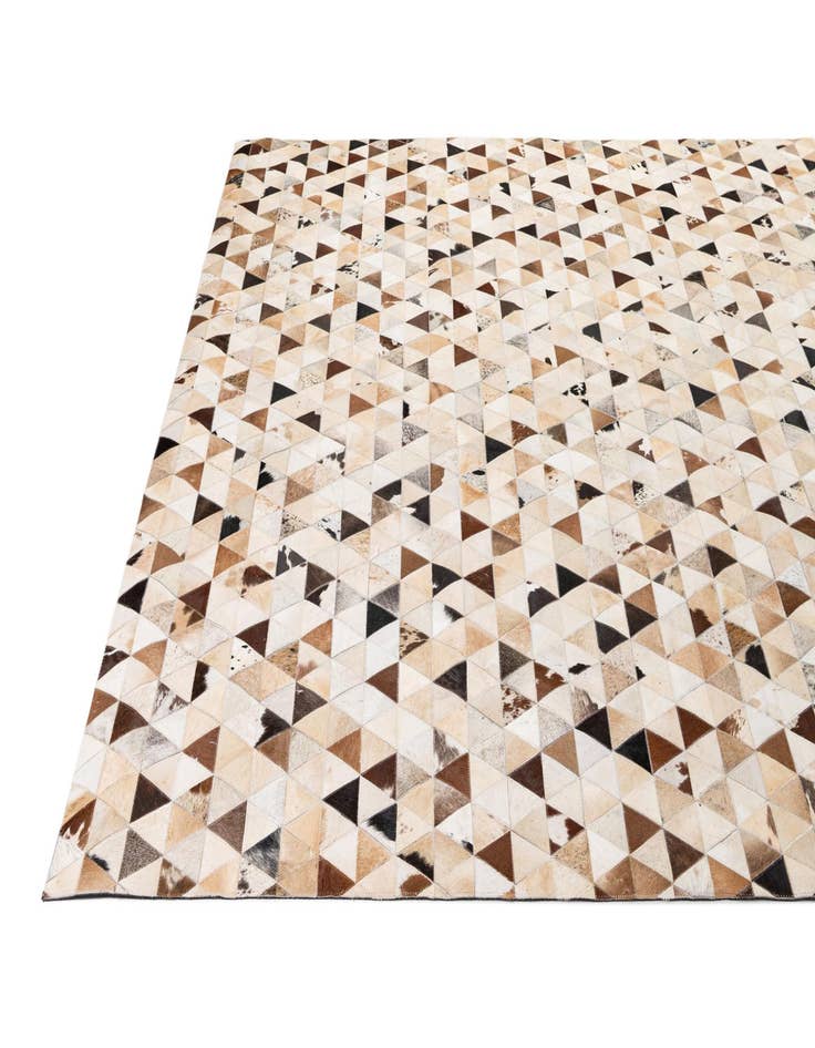 Detail image of 7' 11 x 9' 10 Cowhide - Patchwork Rug