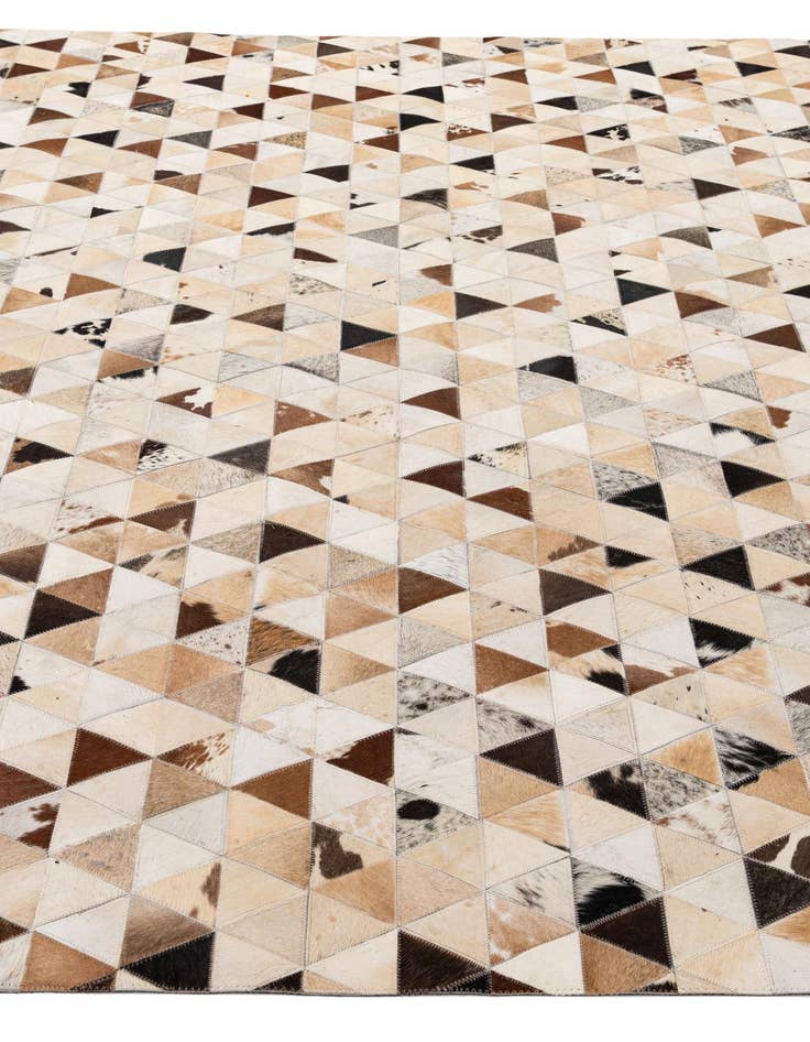 Detail image of 7' 11 x 9' 10 Cowhide - Patchwork Rug