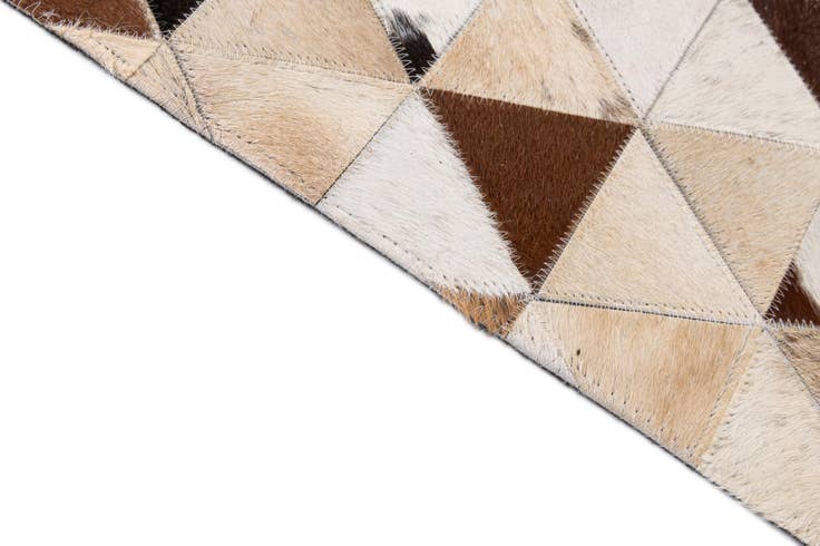Detail image of 7' 11 x 9' 10 Cowhide - Patchwork Rug