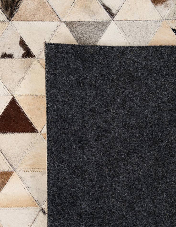 Detail image of 7' 11 x 9' 10 Cowhide - Patchwork Rug