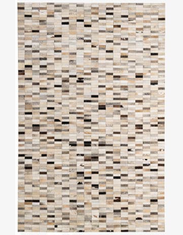 5' 2 x 7' 11 Cowhide - Patchwork Rug
