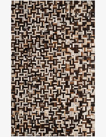 5' x 7' 11 Cowhide - Patchwork Rug