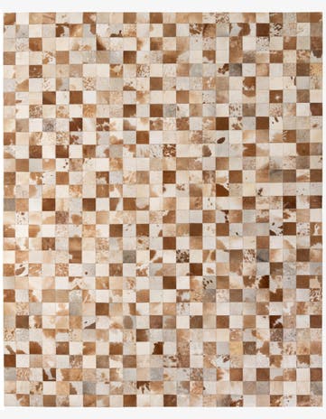 8' x 9' 11 Cowhide - Patchwork Rug