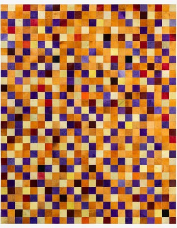 7' 11 x 9' 11 Cowhide - Patchwork Rug