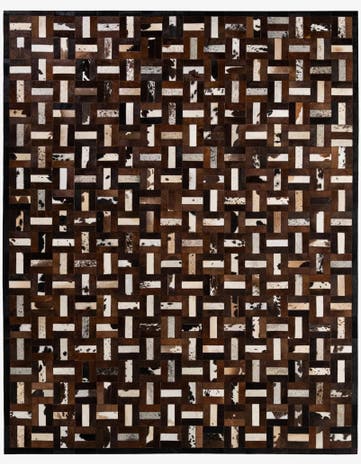 8' 2 x 10' 1 Cowhide - Patchwork Rug