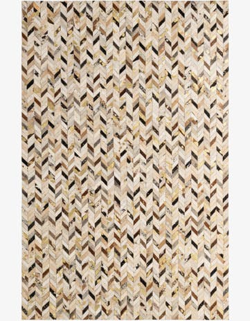 5' 2 x 8' Cowhide - Patchwork Rug