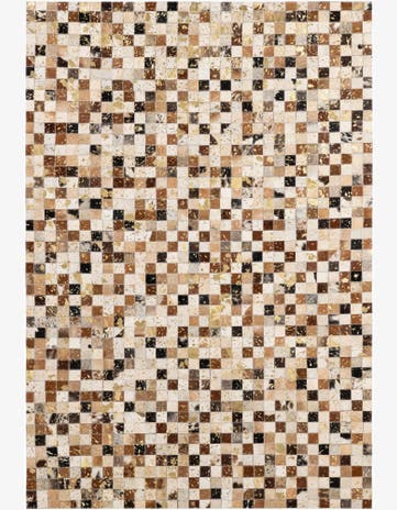 4' 1 x 5' 11 Cowhide - Patchwork Rug