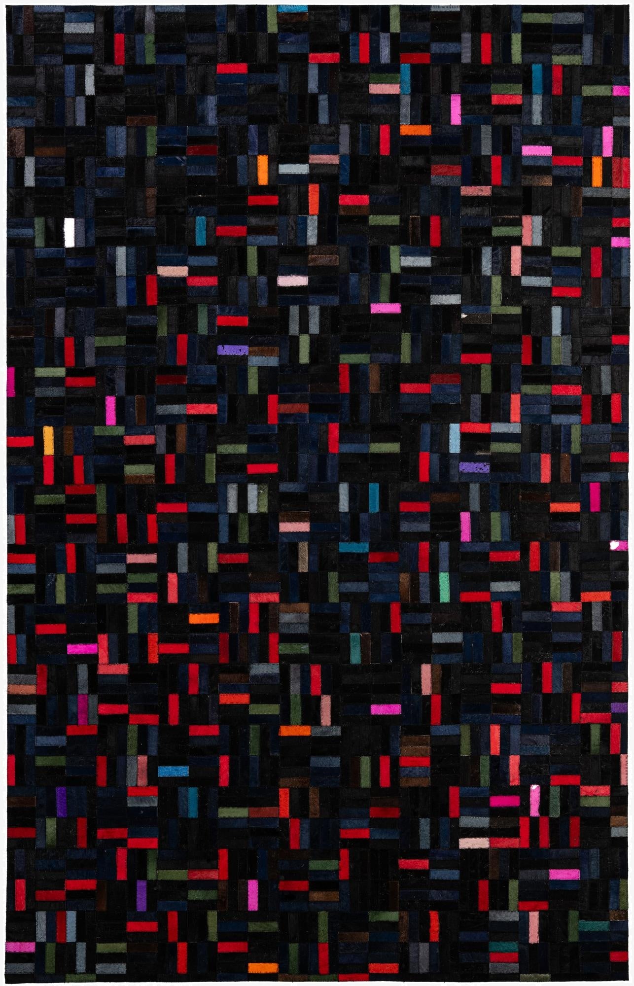 5' 1 x 7' 11 Cowhide - Patchwork Rug