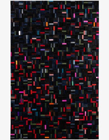 5' 1 x 7' 11 Cowhide - Patchwork Rug