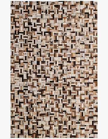 5' x 7' 11 Cowhide - Patchwork Rug